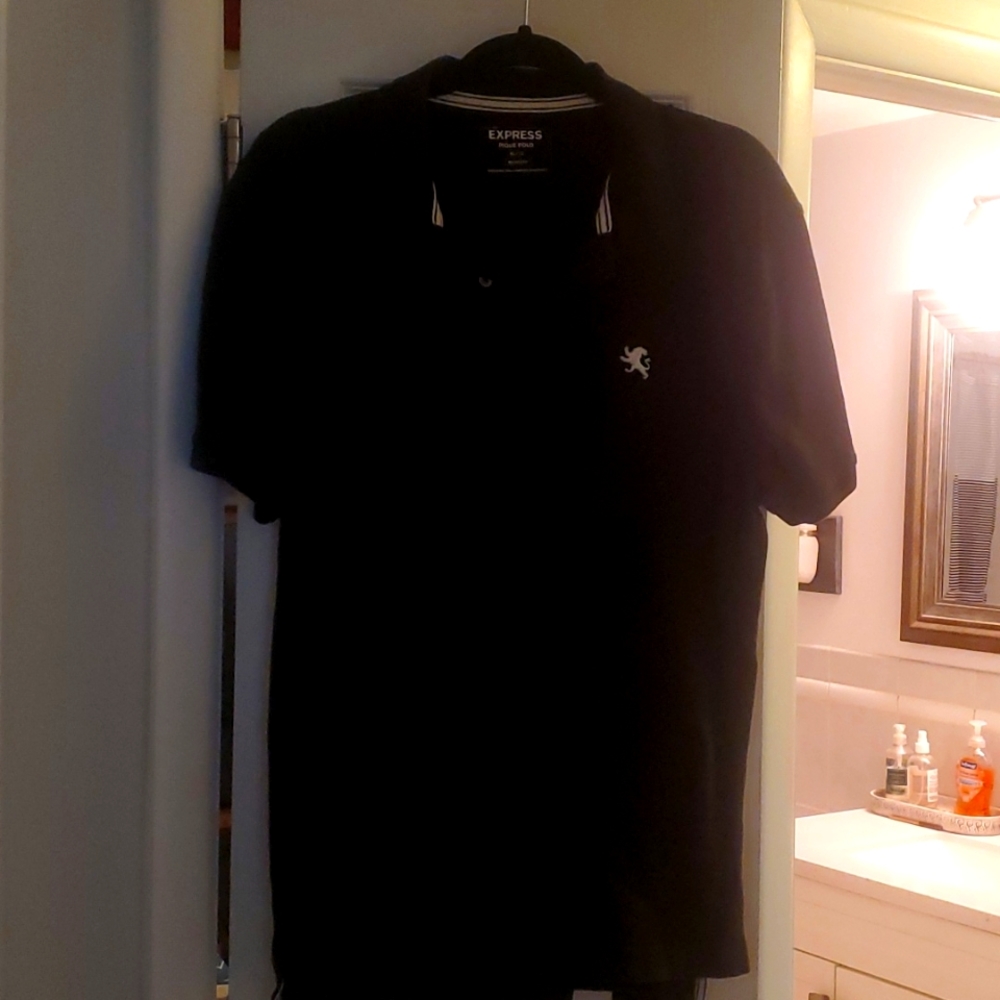 Mens black Express brand polo xl